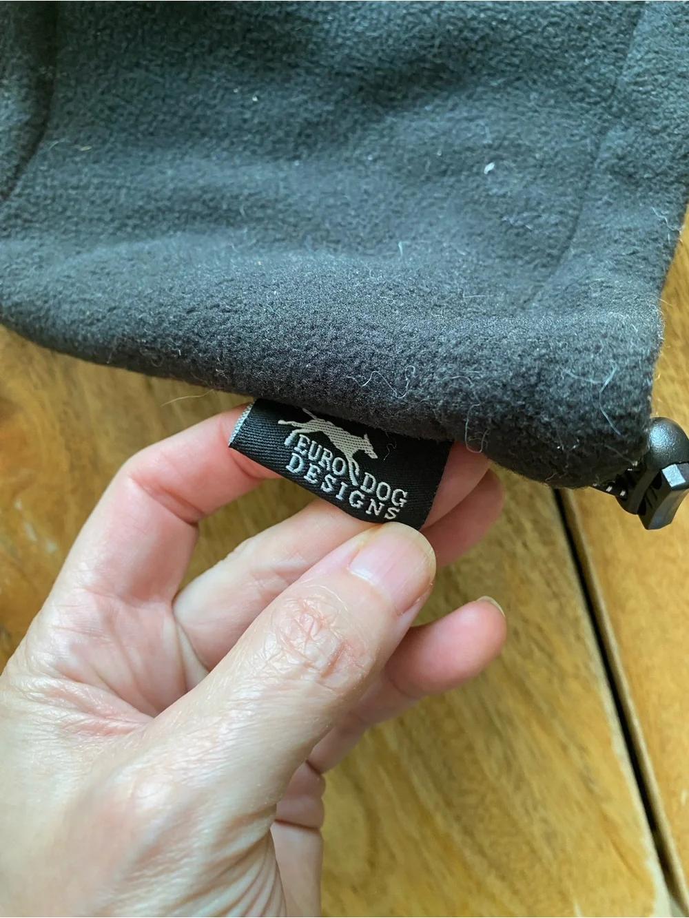 Small Dog Black Fleece Snood/Scarf